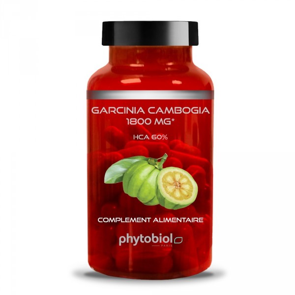 Garcinia Cambogia 1800mg Abnehm 60 Kapseln Phytobiol