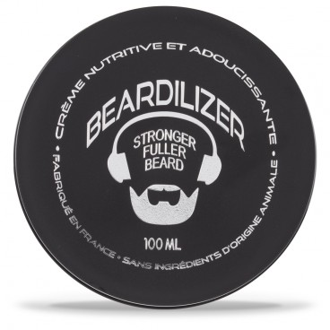 Beardilizer Acondicionador de la barba y crema suavizante - Fórmula hipoalergénica - 100ml