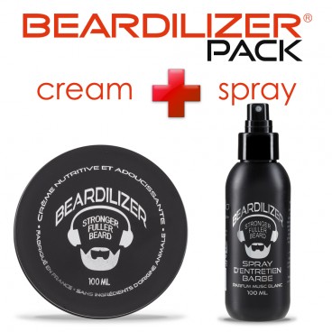 Pack Beardilizer Spray und Creme