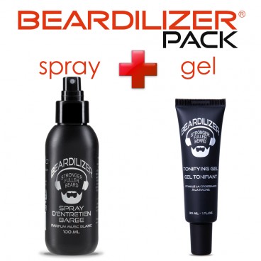 Pack Beardilizer Spray y Gel Tonificante
