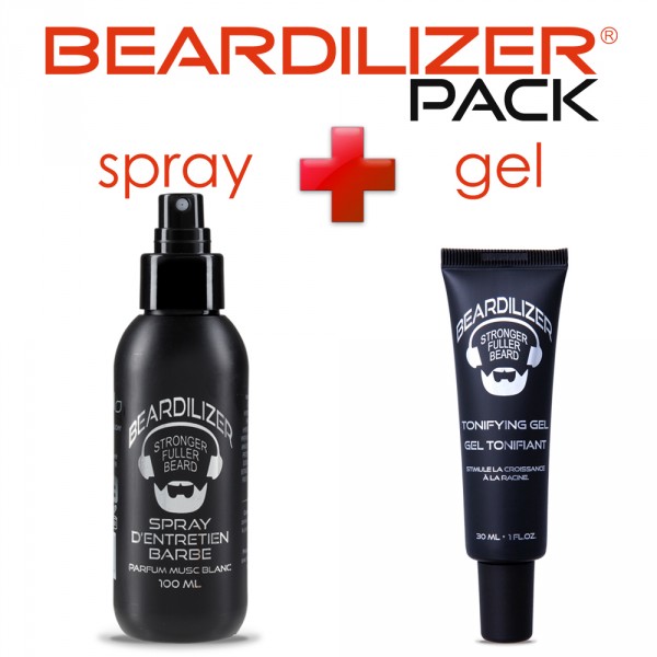 Beardilizer Spray and Tonifying Gel Pack