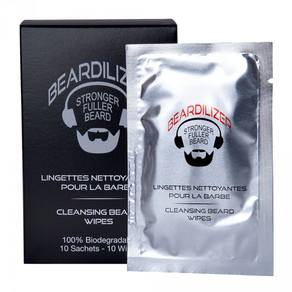 Cleansing Pack for Beard Gel and Wipes Beardilizer