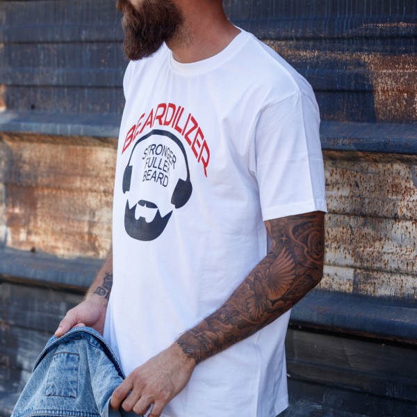 T-shirt - Beardilizer - Bianco