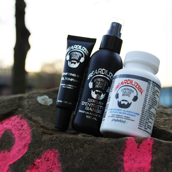 Beardilizer Capsules, Spray and Tonifying Gel Pack